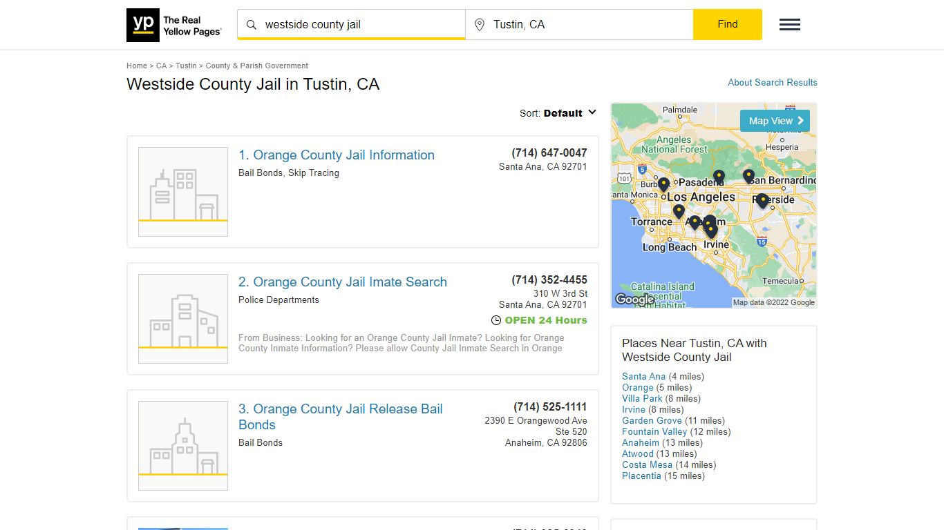 Westside County Jail in Tustin, CA with Reviews - YP.com